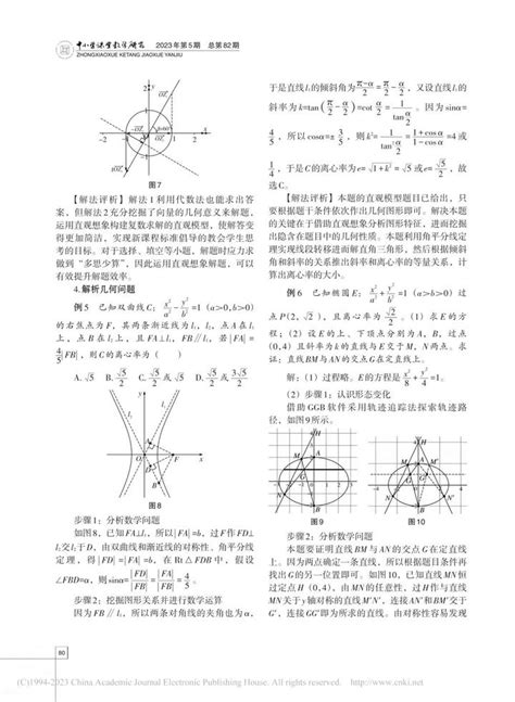 《中小学课堂教学研究》新青年专栏23 张国川等：例说直观想象核心素养在数学解题中的应用 知乎