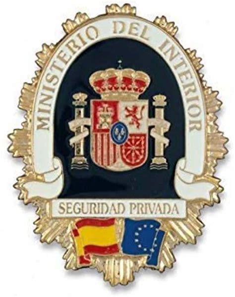 Insignia Chapa Para Carteras O Uniformes Seguridad Privada Placa