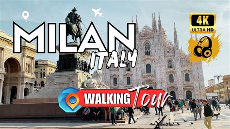 Exploring Milan Lombardy Italy 🇮🇹 Walking Tour 4k Milan Cathedral