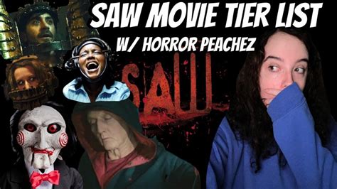 Saw Movie Tier List W Horror Peachez Youtube