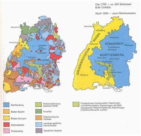 Lexikon Geschichte Badenwürttemberg Karte B W