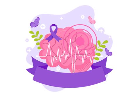 Premium Epilepsy Awareness Month Illustration Pack From Healthcare And Medical Illustrations