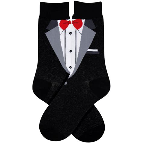 Buy Big Tuxedo Mens Novelty Socks Foot Traffic