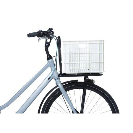 Basil Fietskrat Crate L 40L Bright White MIK RT Kunststof Fietskrat