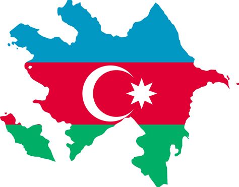 Flag Of Azerbaijan The Symbol Of Islamic And Turkish Cultu