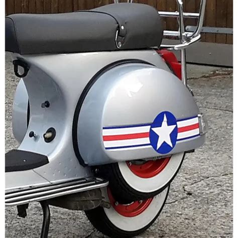 VESPA PX 125 150 200 LML STAR Stickers Kit Adesivi Fregi AIR FORCE