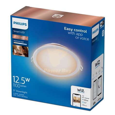 Buy PHILIPS Smart LED Downlight WiZ White Ambiance PHI WFB TW 12 5W