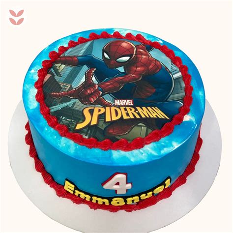 Torta Cumplea Os Spider Man En Crema Suave Deligogos Tortas Tem Ticas