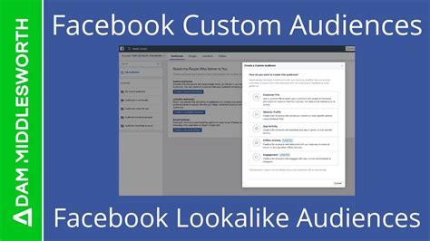 How To Set Up Facebook Custom Audiences And Lookalike Audiences In 2019