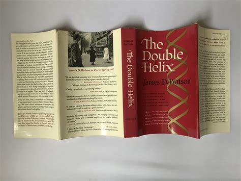 James D Watson The Double Helix First Edition 1968 Signed By Both James Watson And