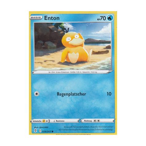 Enton 024 203 Drachenwandel Pokemon Karte günstig kaufen