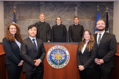 Us Air Force Court Of Criminal Appeals Hears Oral Argument At Gw Law