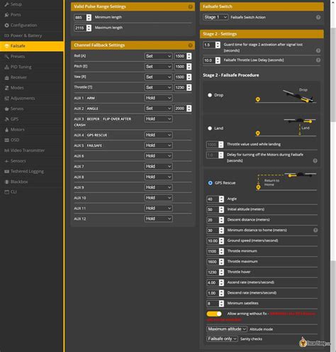 How To Setup Gps Rescue In Betaflight Fpv Drone Return To Home