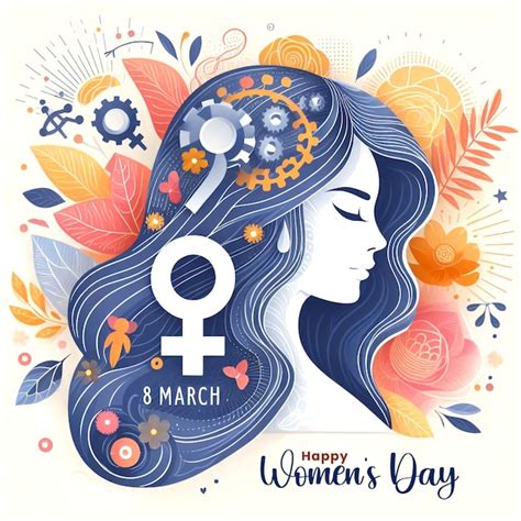 Premium Psd International Womens Day Womens Background Ai Generative