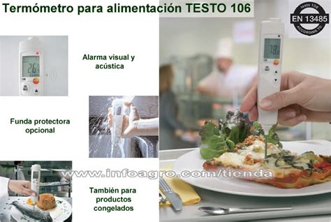 Termómetro compacto para alimentos Testo 106 tienda On Line Versión