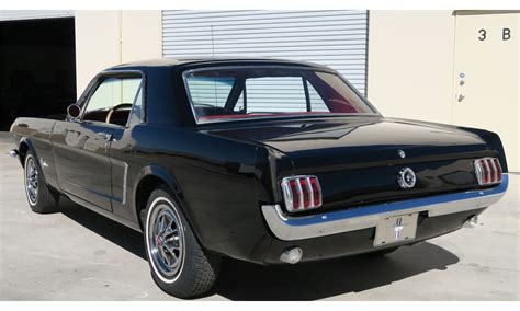 1965 Ford Mustang Factory 4 Speed Raven Black