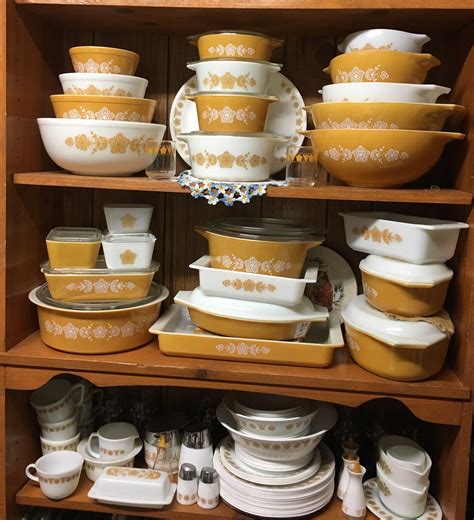 My Butterfly Gold Collection Is Complete Sans 024 Vintage Pyrex