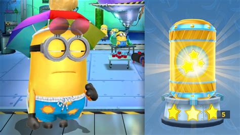 Minion Rush Beachgoer Rare Costume Run Inventing Room Reward Youtube