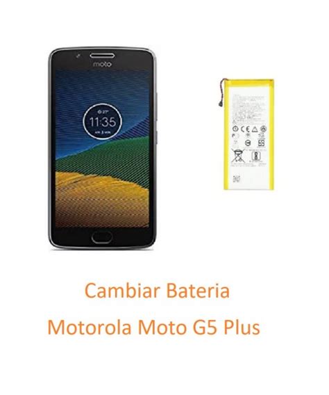 Reparar y Cambiar Batería Motorola Moto G5 Plus