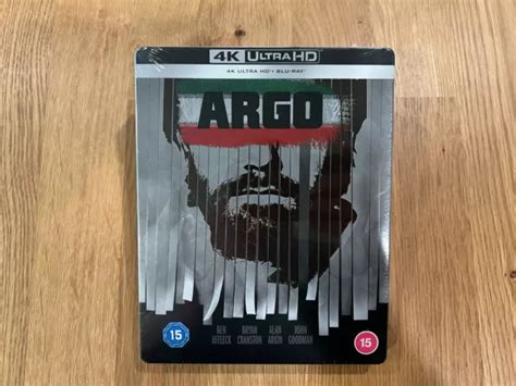 ARGO 4K UHD Blu Ray Steelbook Exclusif Royaume Uni Importation