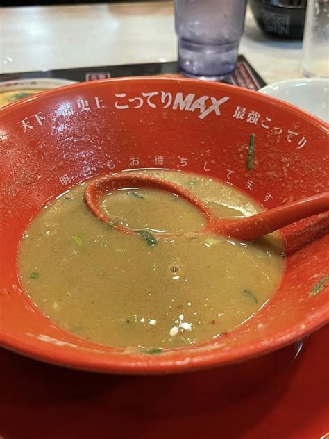 レンゲが立つこってりmax天下一品ラーメン 529 村上栄二オフィシャルブログ「福山の村上栄二です。」powered By Ameba