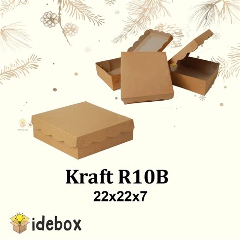 Jual Dus Kraft R10B Box Kotak Makan 22 Box Eflute 22 Kotak Makan