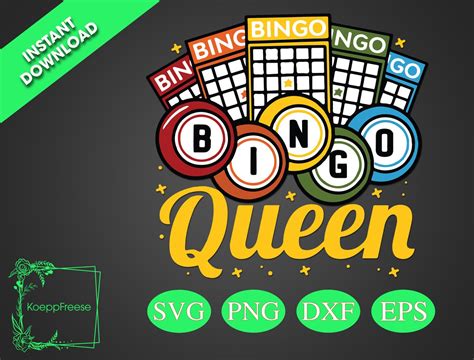 Bingo Queen SVG