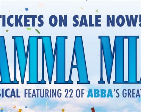 Mamma Mia The Musical Buy And Sell Tickets