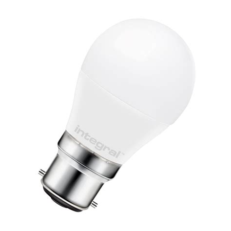 Integral 7 5 Watt 60 Watt Replacement BC B22mm LED Golfball Bulb