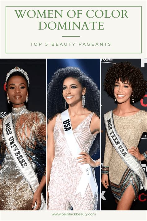 Women Of Color Dominate Top 5 Beauty Pageants Artofit