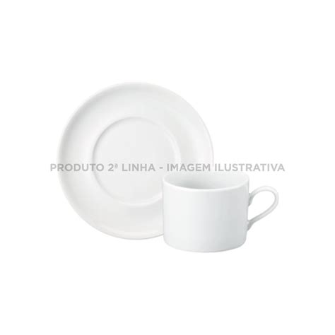 Xicara Ch Pires Ml Porcelana Schmidt Mod Brasilia Linha