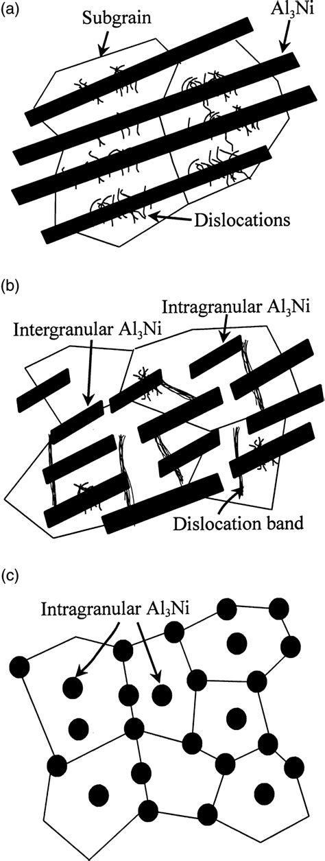 Schematic Diagrams Showing The Microstructural Evolution During C