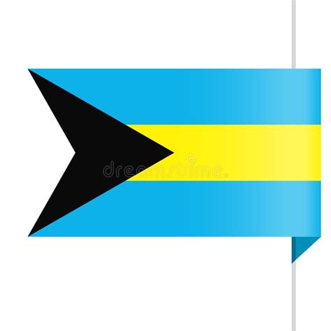 The Bahamas Map Flag And Navigation Icons Detailed Vector