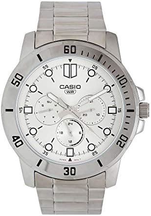 Casio Analog Silver Dial Men S Watch Mtp Vd D Eudf A