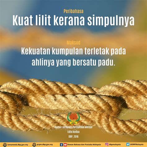 Dewan Bahasa Dan Pustaka On Twitter Peribahasa PeribahasaMelayu