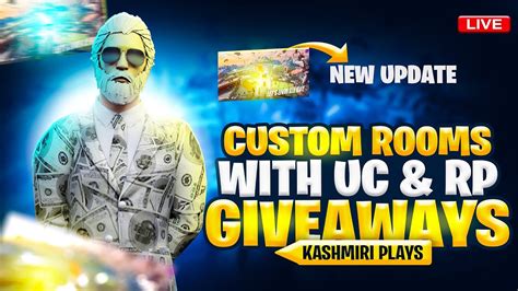 Live Custom Rooms With UC Giveaways Pubg Mobile Live Chill Stream