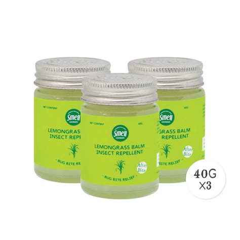 LEMONGRASS BALM INSECT REPELLENT 40Gx3 (VALUE PACK) - SmellLemongrass | SmellLemongrass