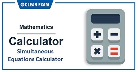 Simultaneous Equations Calculator