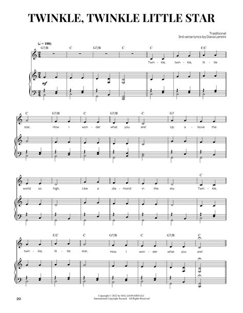 Twinkle Twinkle Little Star Beginner Sheet Music With 52 Off