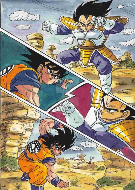 Goku Vs Vegeta 1 by BK-81 on DeviantArt