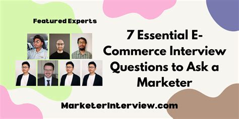 7 Essential E Commerce Interview Questions To Ask A Marketer Marketer Interview