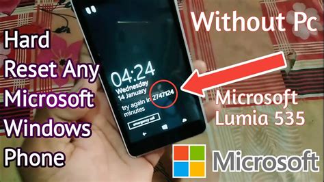 Hard Reset Any Microsoft Lumia Phones Without Computer YouTube