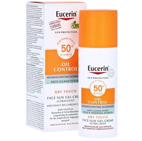 Eucerin Oil Control Dry Touch Sun Gel Cream SPF50 50ml พรอมสง