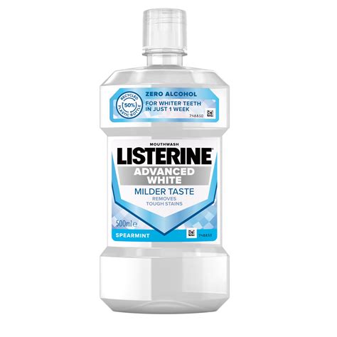 Listerine® Advanced White Mouthwash Listerine® Uk