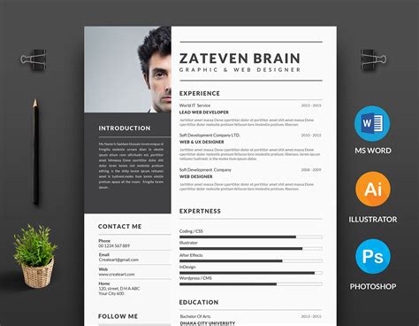 Resume Templates Behance 9 Templates Example Templates Example