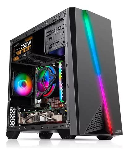 Gabinete Gamer Sentey F Lateral Transparente Fs Atx