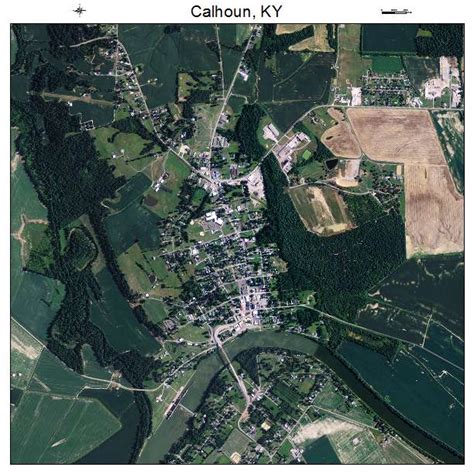 Aerial Photography Map of Calhoun, KY Kentucky