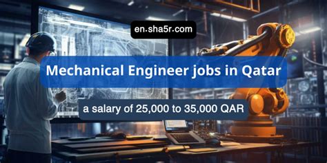 Mechanical Engineer Jobs In Qatar With A Salary Of 25000 To 35000 Qar