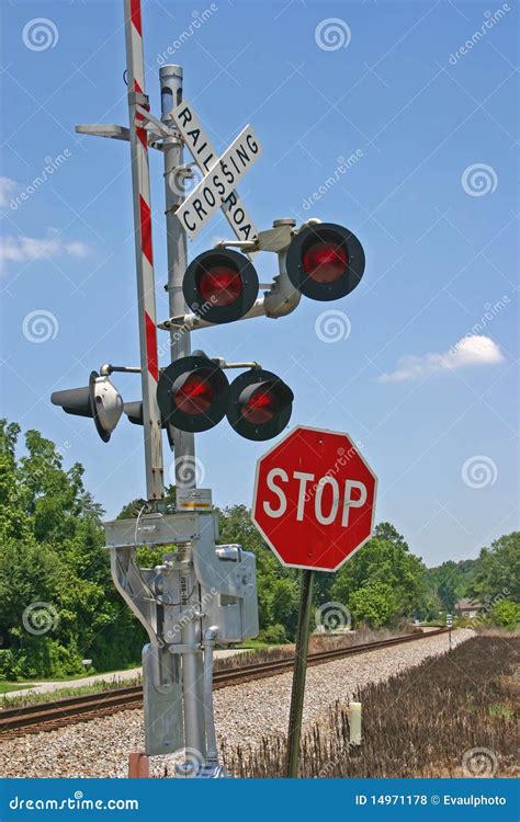 Railroad Crossing Gate Royalty Free Stock Photos Image 14971178