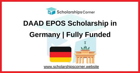 Daad Epos Scholarship In Germany Fully Funded